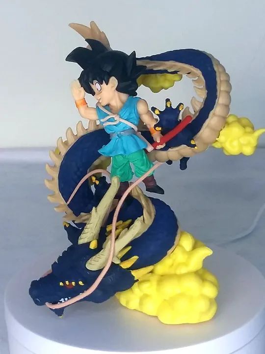 Action figure Goku e Shenlong - Coleção Dragon Ball - Foto 4
