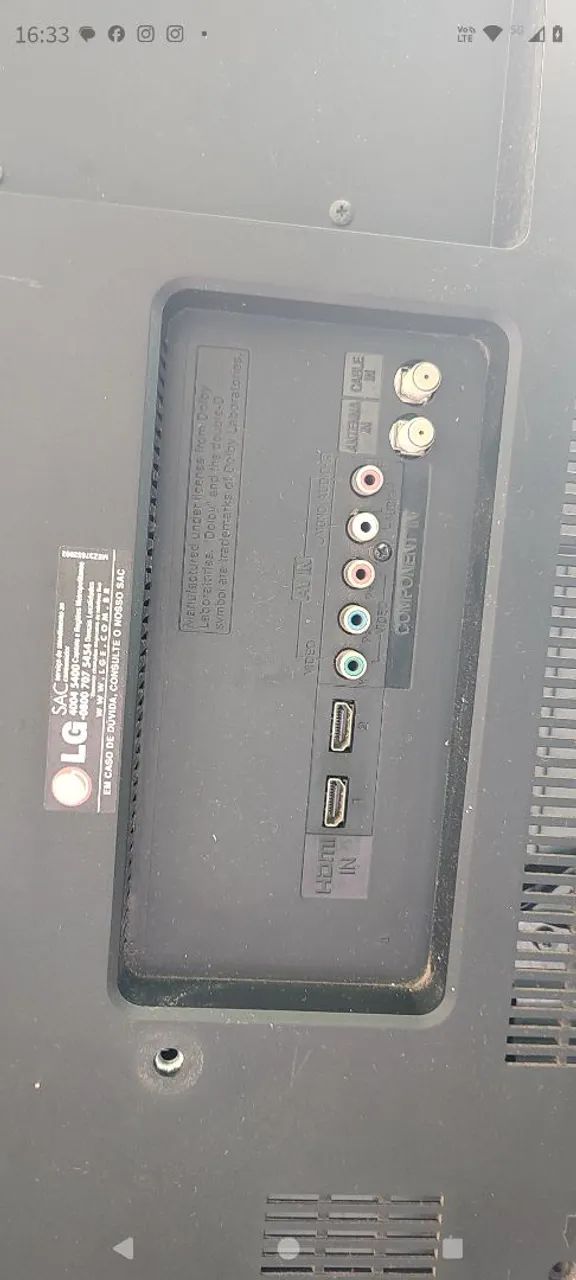 Tv LG 42LS3400 + Painel  - Foto 3