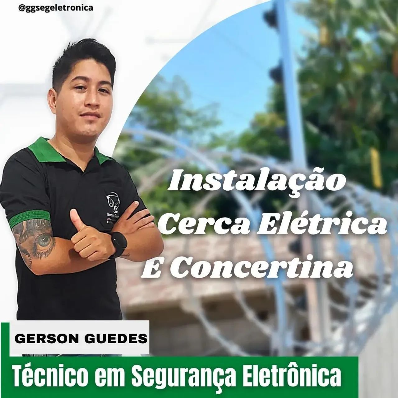 CERCA ELÉTRICA- CONCERTINA- SISTEMA CFTV ( LEIA A DESCRIÇÃO)