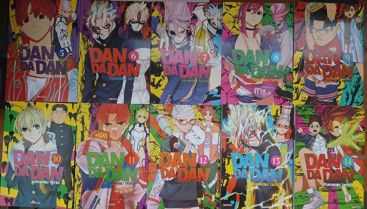 Mangá DAN DA DAN - Volume 5 ao 14 em português e perfeito estado