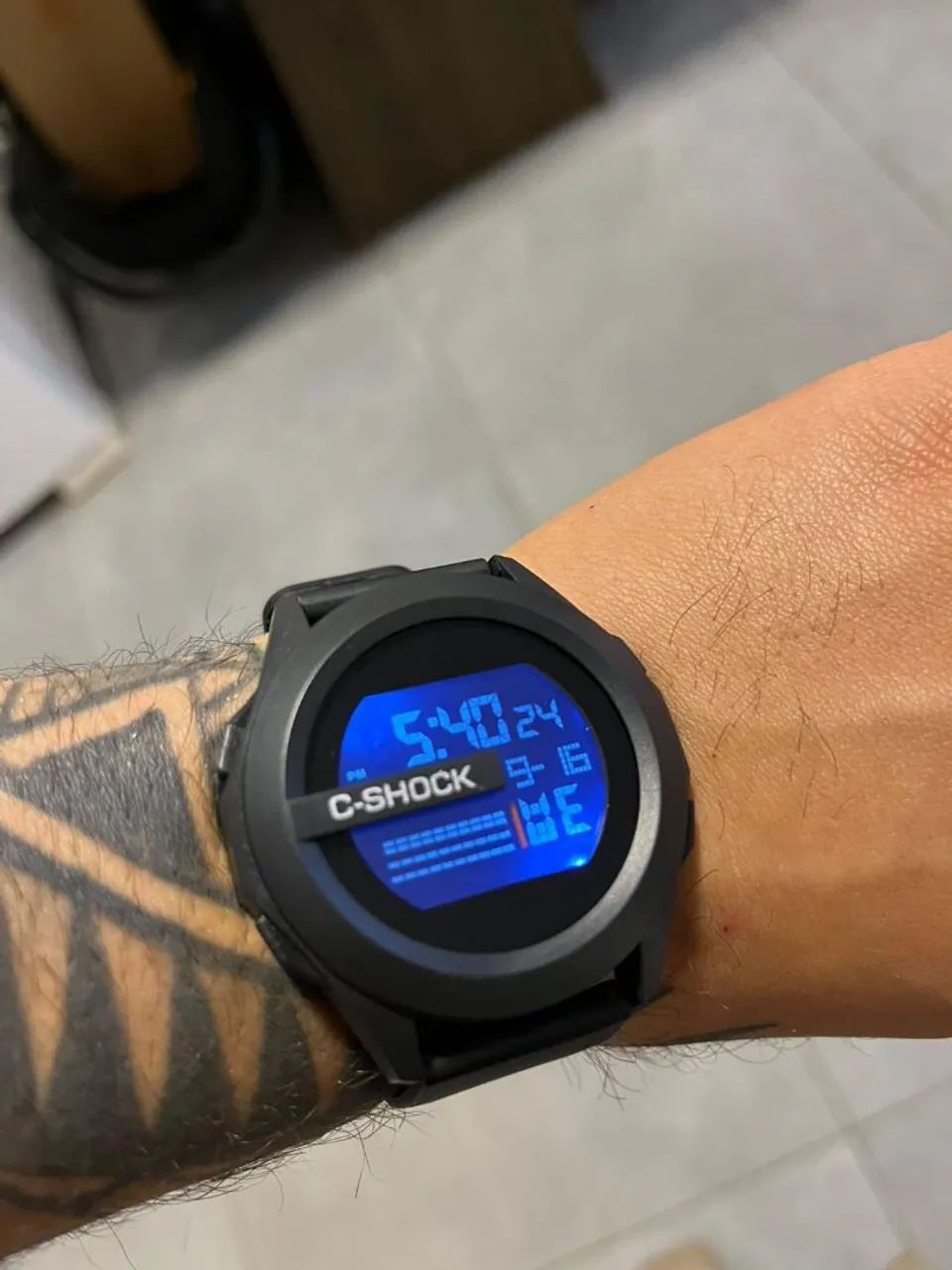 Relógio digital a prova da água 