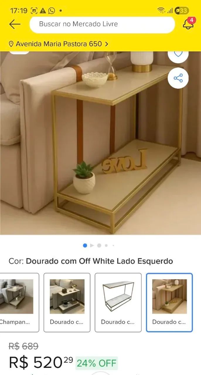 Mesa lateral nova - Foto 2