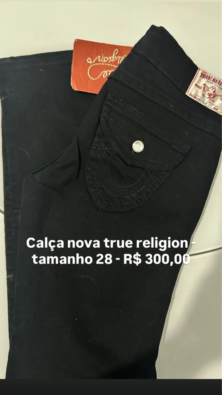 Calça jeans nova, marca true religion - Foto 3