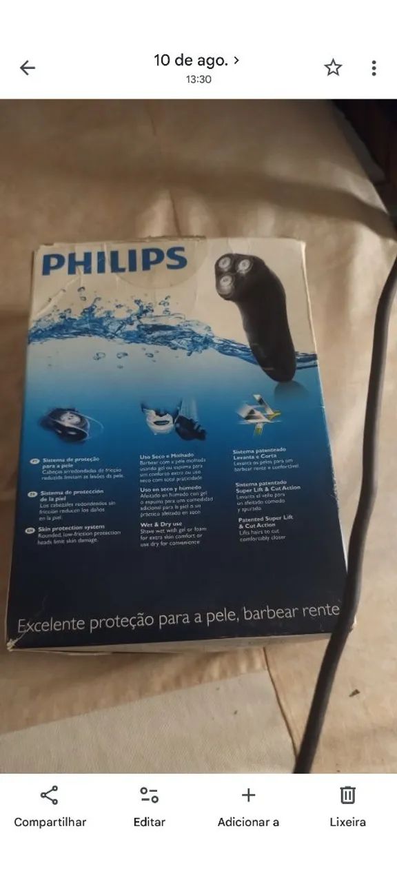 Prestobarba Philips 