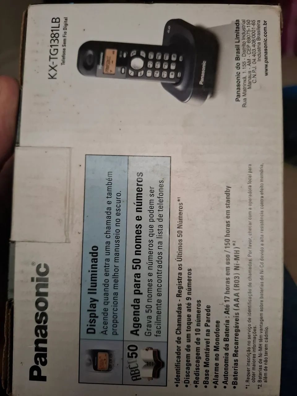 Telefone sem fio Panasonic  - Foto 2