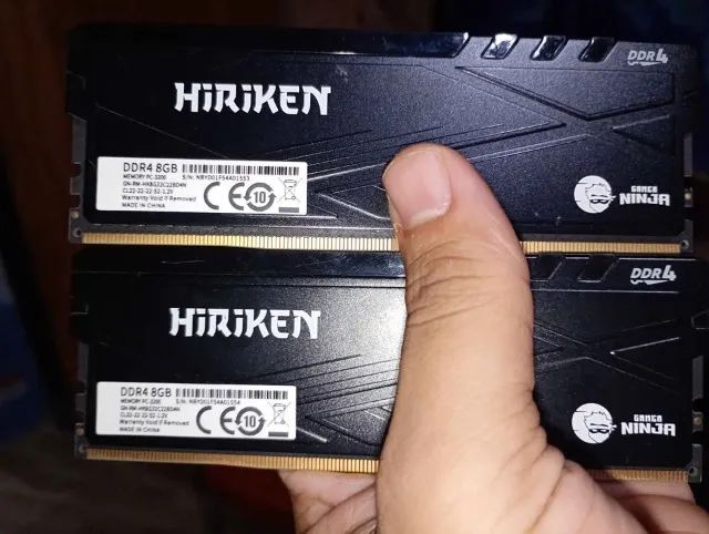 Memoria ram ddr4 3200MHZ 4X8 32GB para trocar por 2x16 - Memória