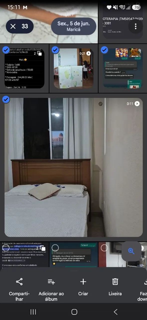 Cama de casal.