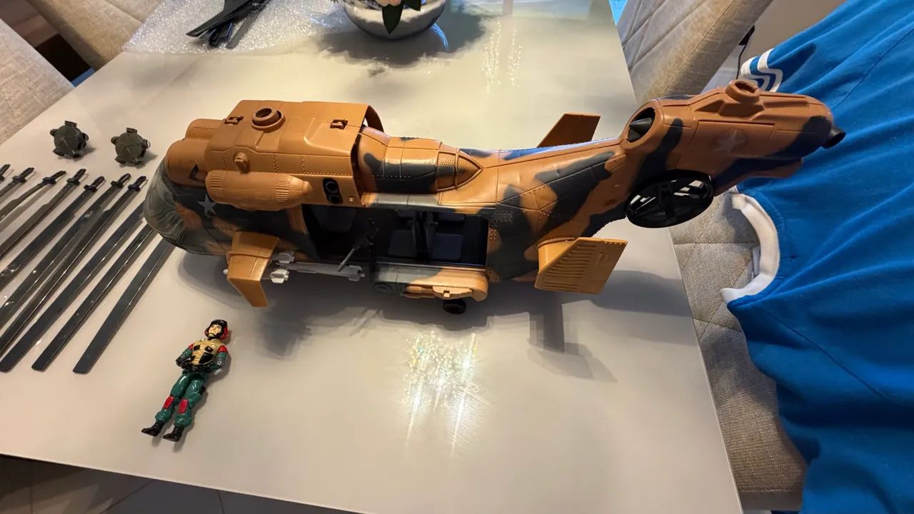 Tomahawk Comandos em ação/Gi Joe helicóptero  - Foto 3