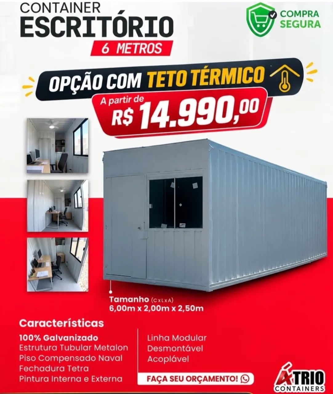 Container para canteiro de obra  - Foto 3