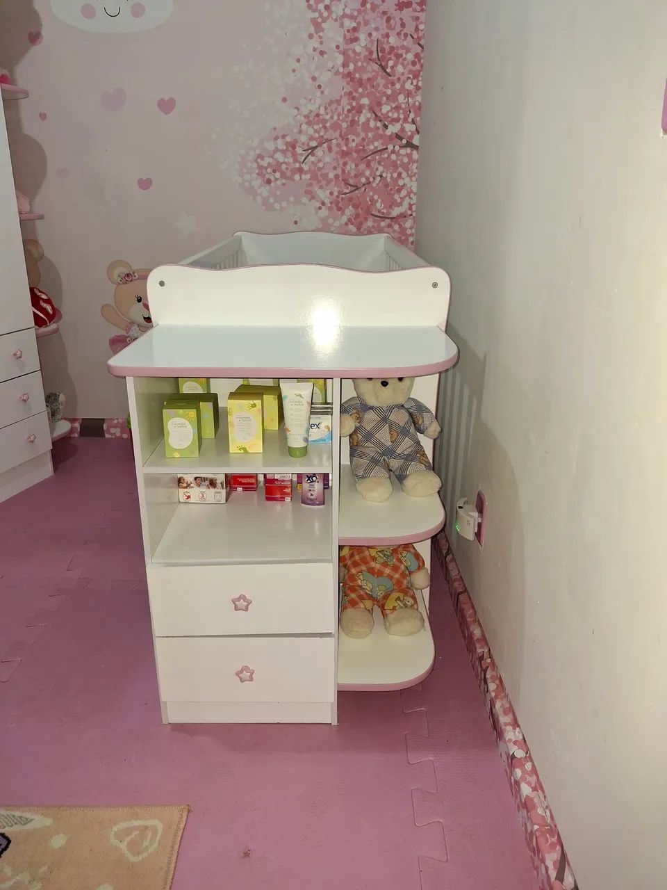 Berço com cômoda acoplada - Foto 3