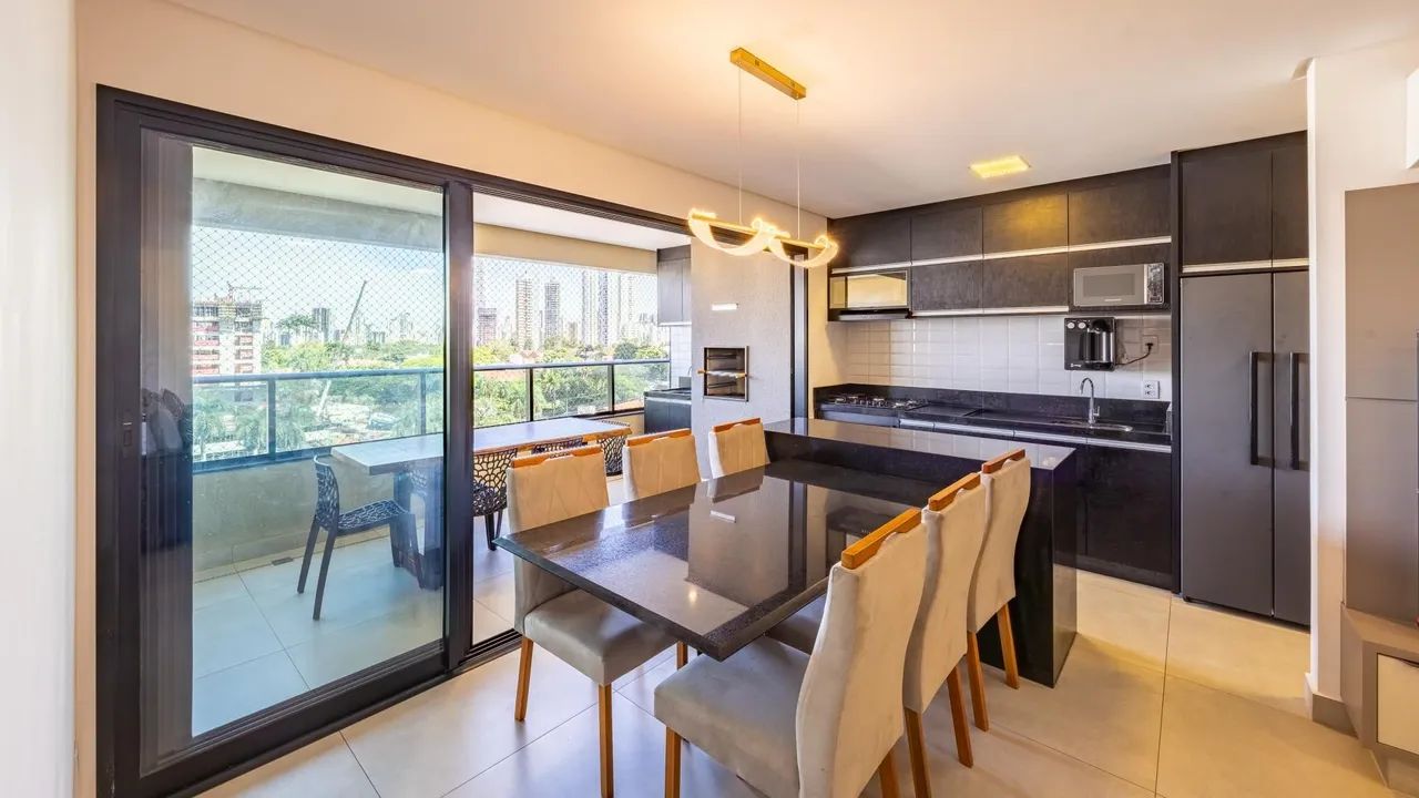 Apartamento mobiliado no Edifício Atoll com 104 m², 3 suítes e lazer completo - Foto 3