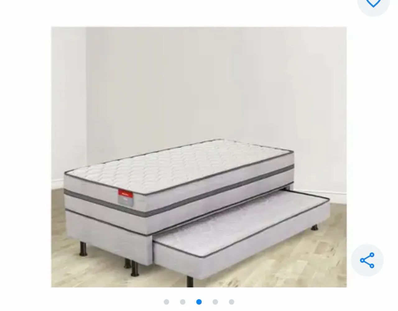 Vende-se cama de solteiro box