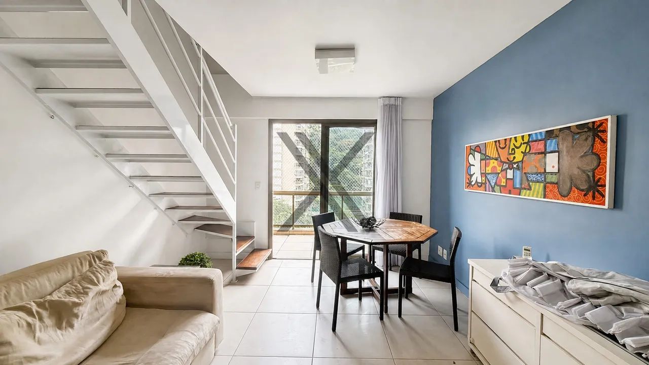 Apartamento Duplex em São Conrado com 2 quartos disponíveis - Foto 2