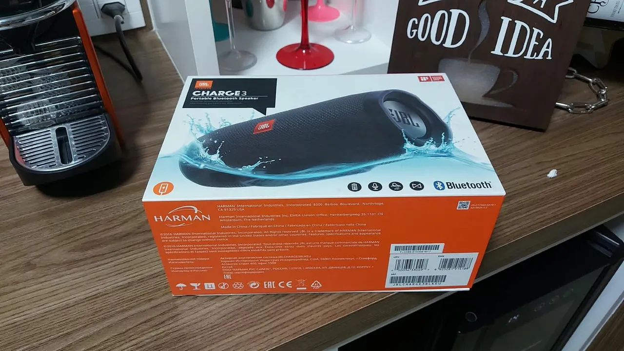 Caixa de som JBL CHARGE 3