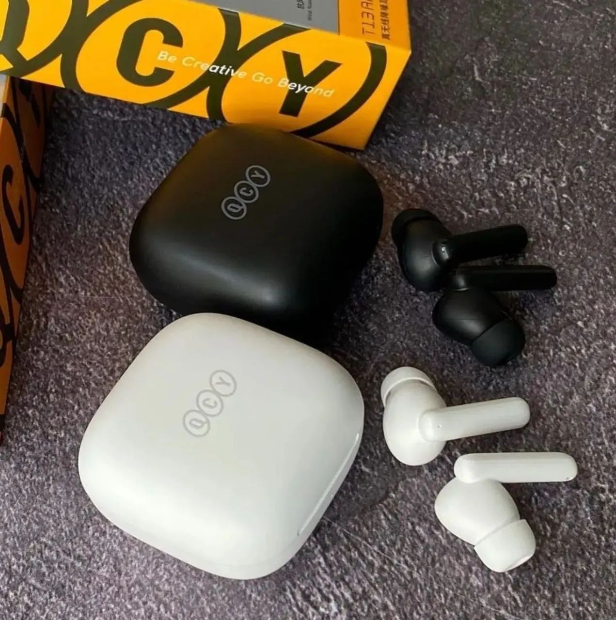 Fone Bluetooth tws Qcy T13 ANC game com 4 microfone - Foto 2