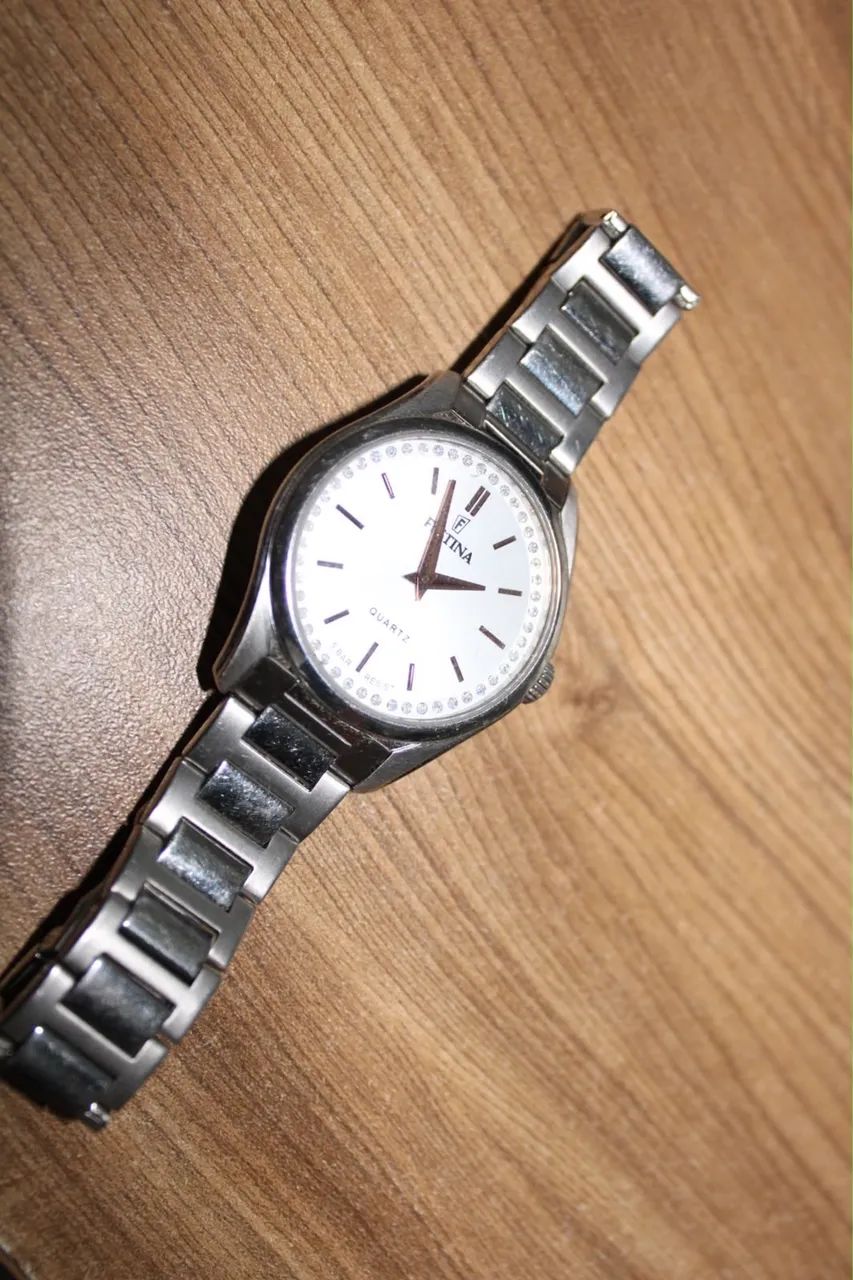 Relógio Festina Original Prata Quartzo  5 BAR - Foto 3