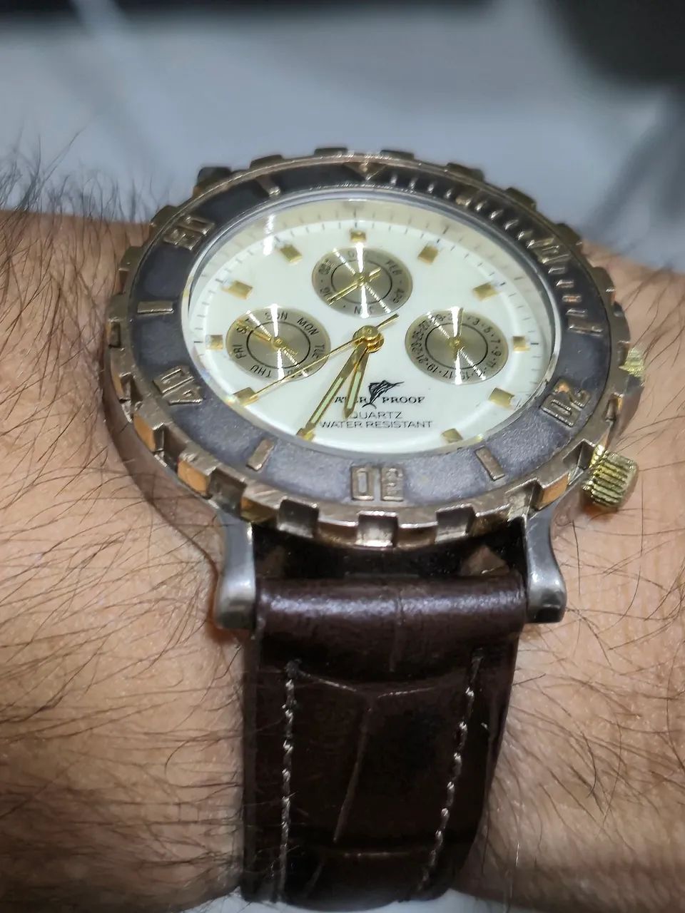 Relógio WATERPROOF MULTIFUNÇÕES  À QUARTZ   -   FUNCIONANDO/IMPECÁVEL  - Foto 4