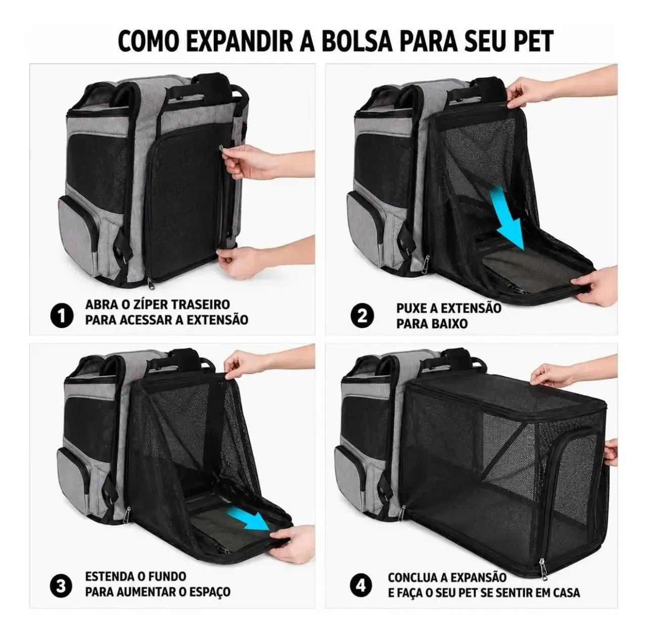 Mochila de transporte pet - Foto 5