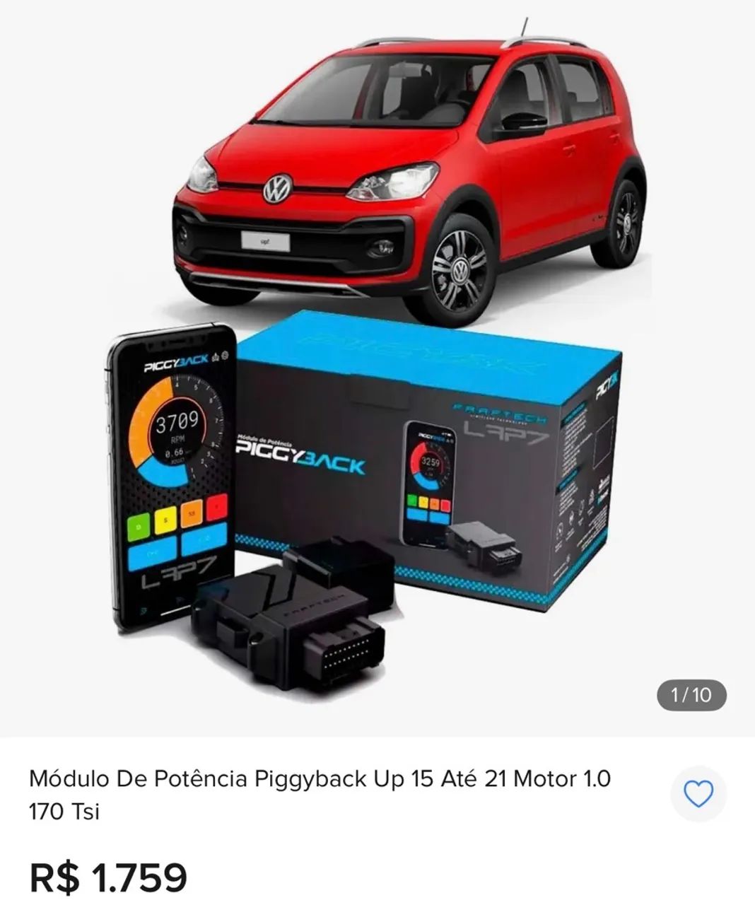 Piggyback Up 15 Até 21 Motor 1.0 Tsi - Foto 3