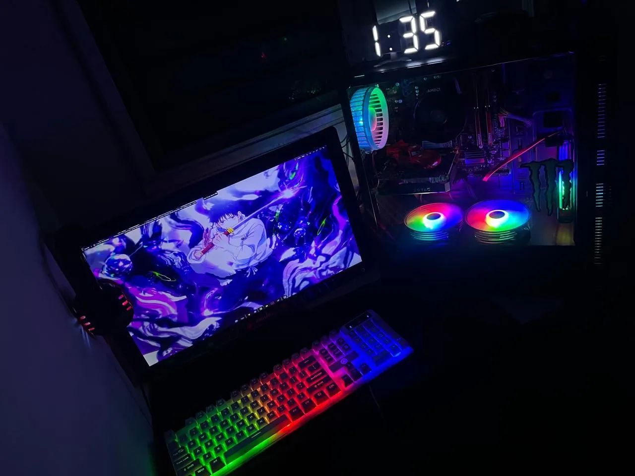 Pc gamer + monitor