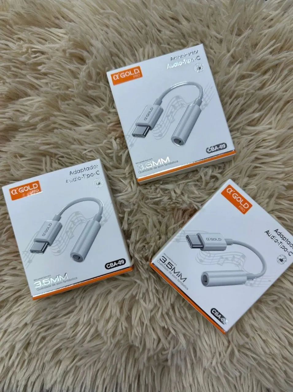 Adaptador de áudio tipo C