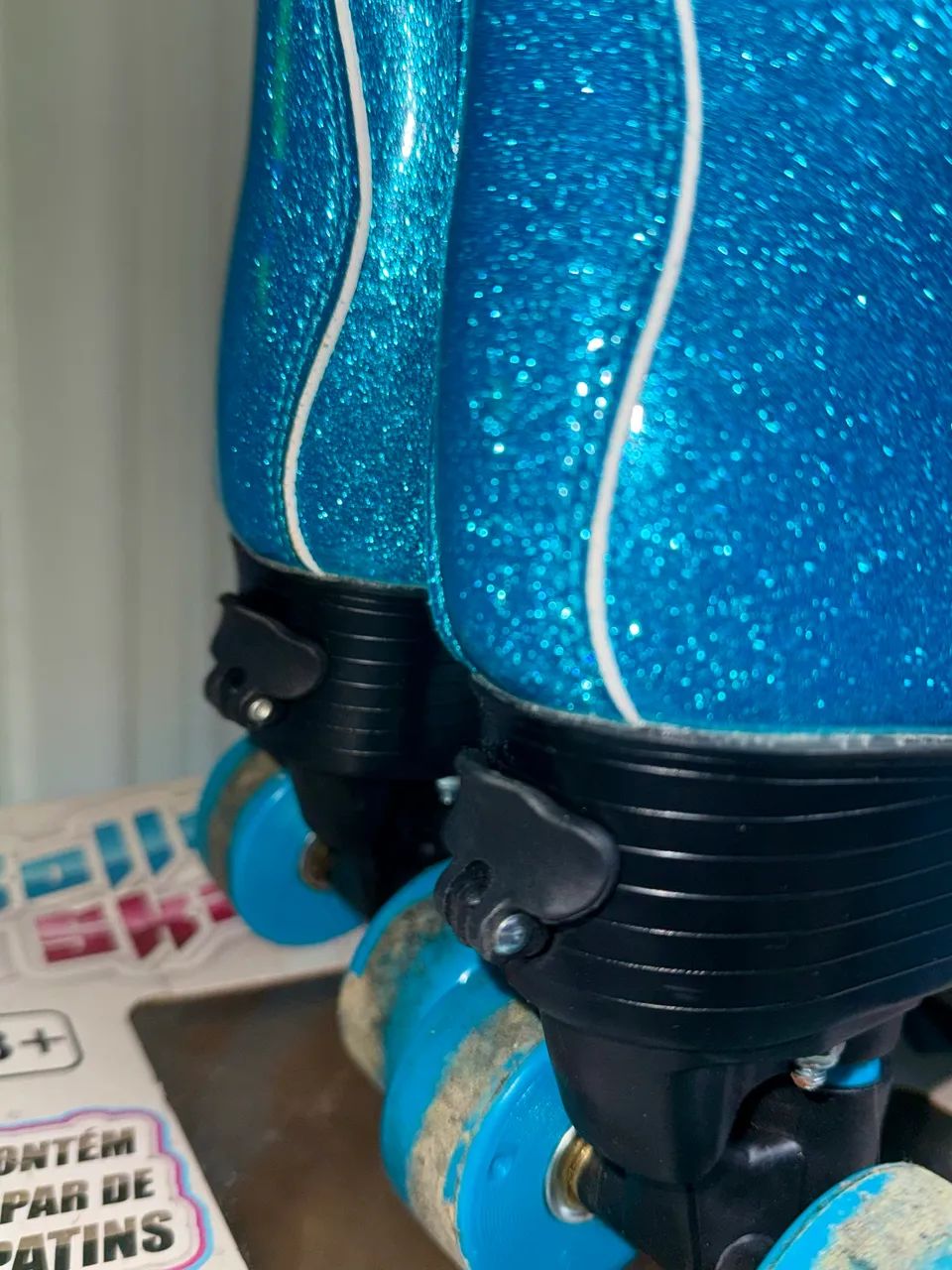 Patins Fênix Azul com Glitter  - Foto 5