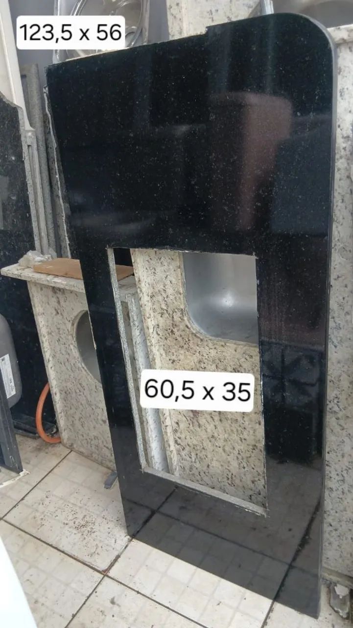 Mármore São Gabriel com corte para cooktop