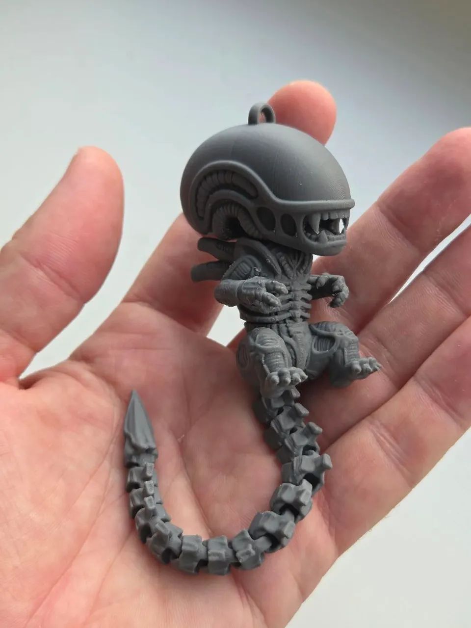 Chaveiro Xenomorfo Articulado Mini alien - Foto 2