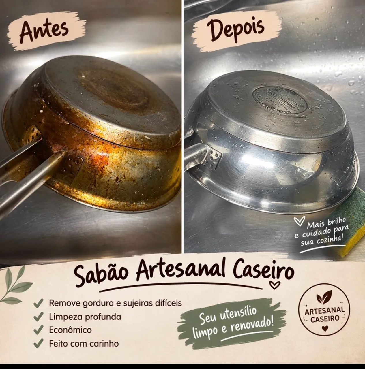 Sabão Artesanal Caseiro