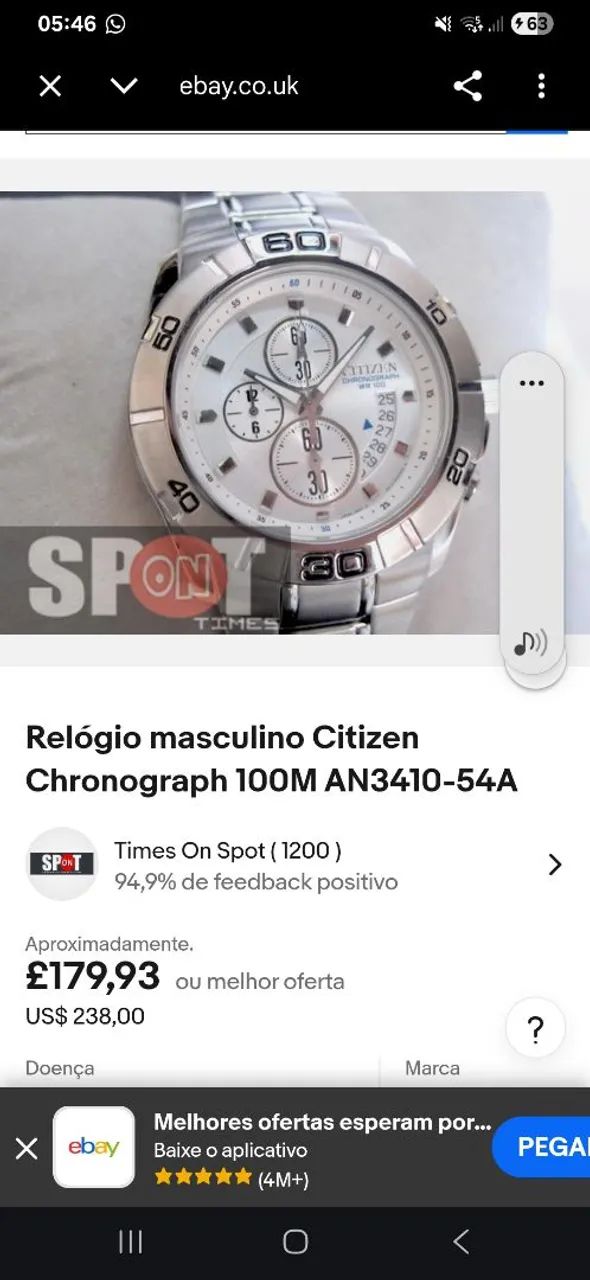 Vendo relógio citizen  - Foto 3