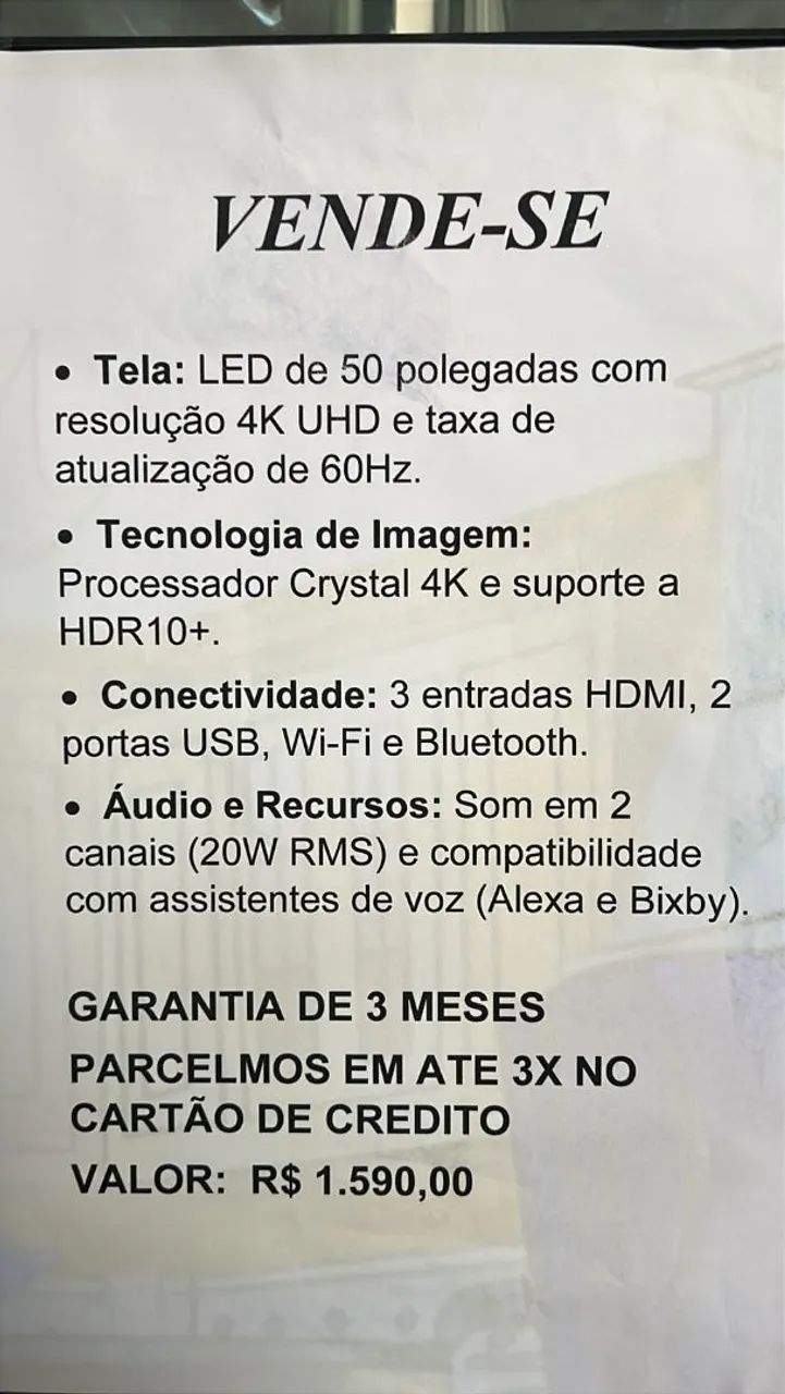 TV SAMSUNG 50 