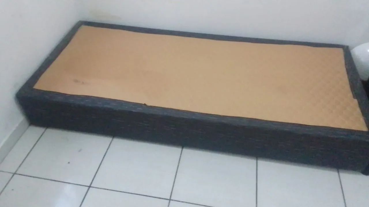 CAMA BOX + COLCHÃO SOLTEIRO - Foto 2
