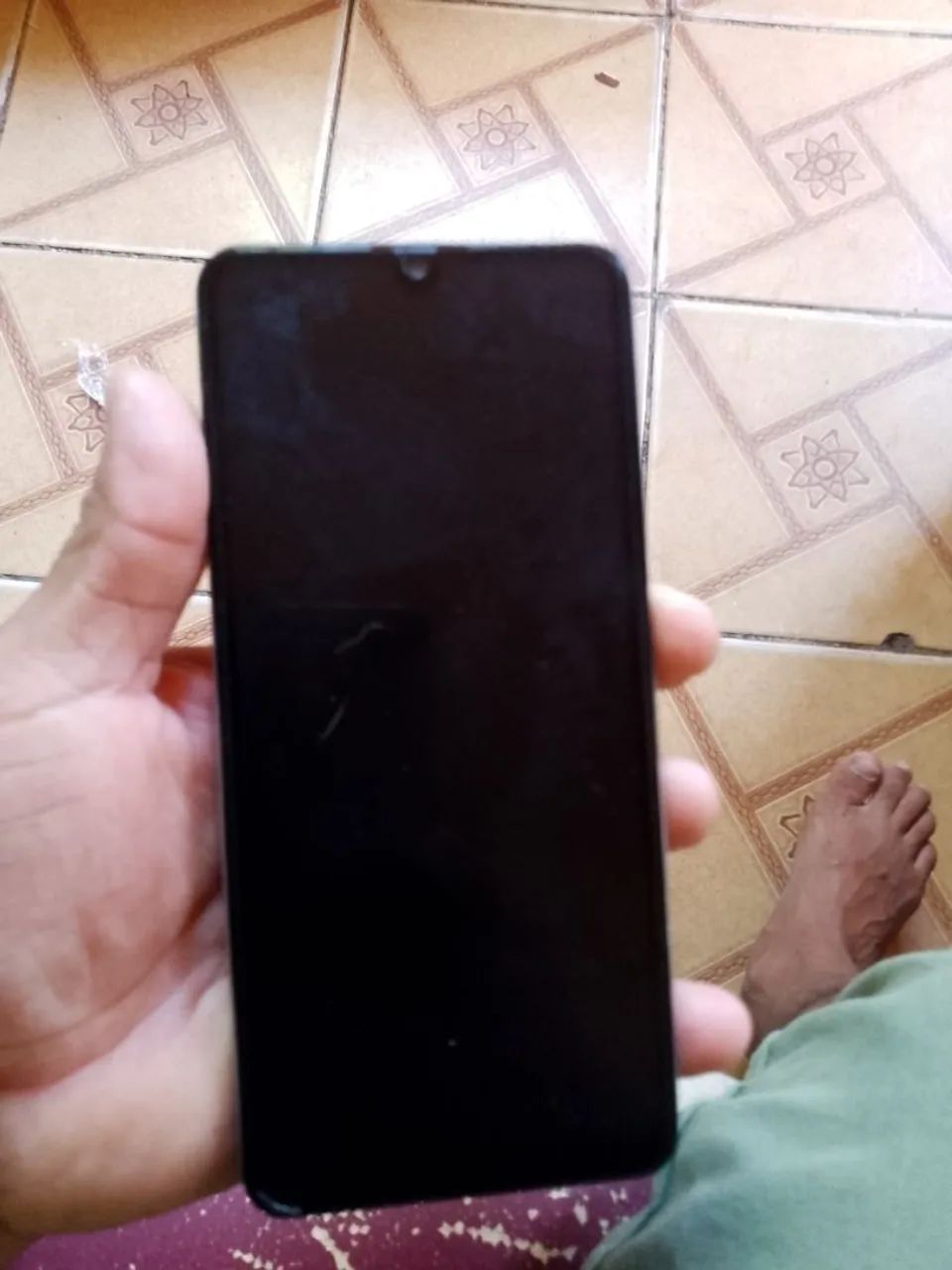 Samsung A32 com problema  no display 