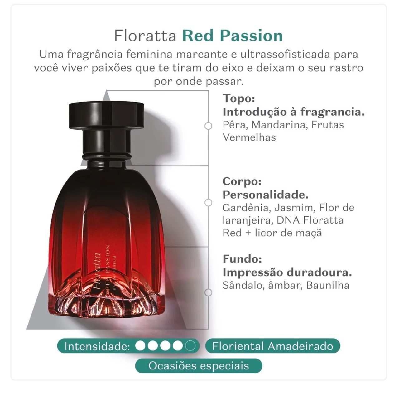 Boticário Floratta Red Passion Eua de Parfum - Foto 3