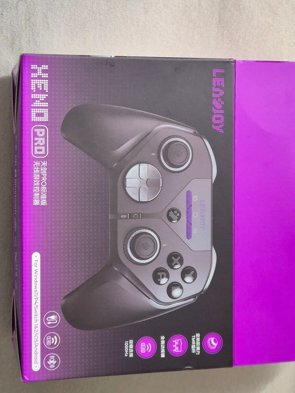 Controle sem fio Leadjoy Xeno Pro - Switch 1 e 2/PC/PS4/iOS/Android - Foto 3