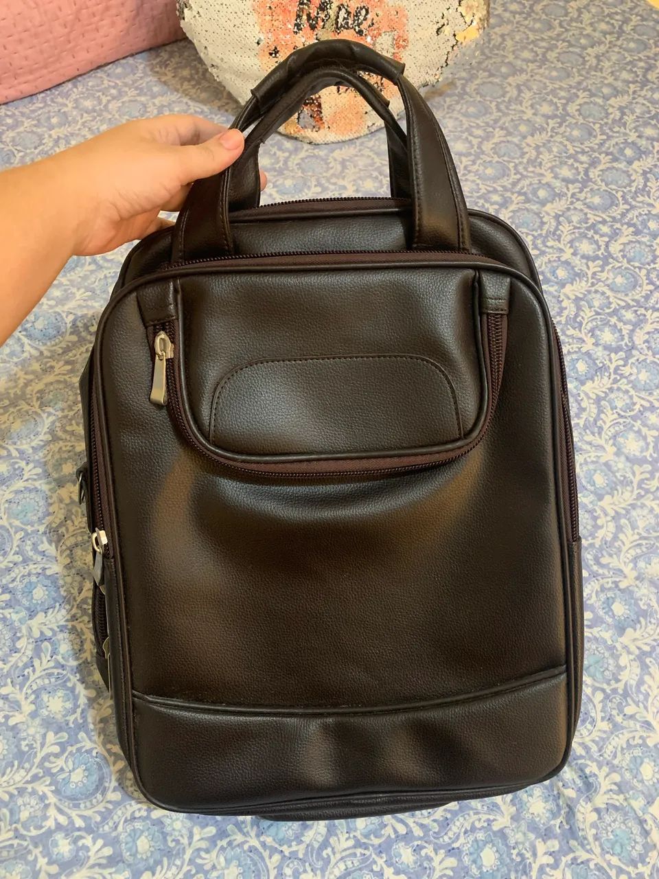 Mochila de couro