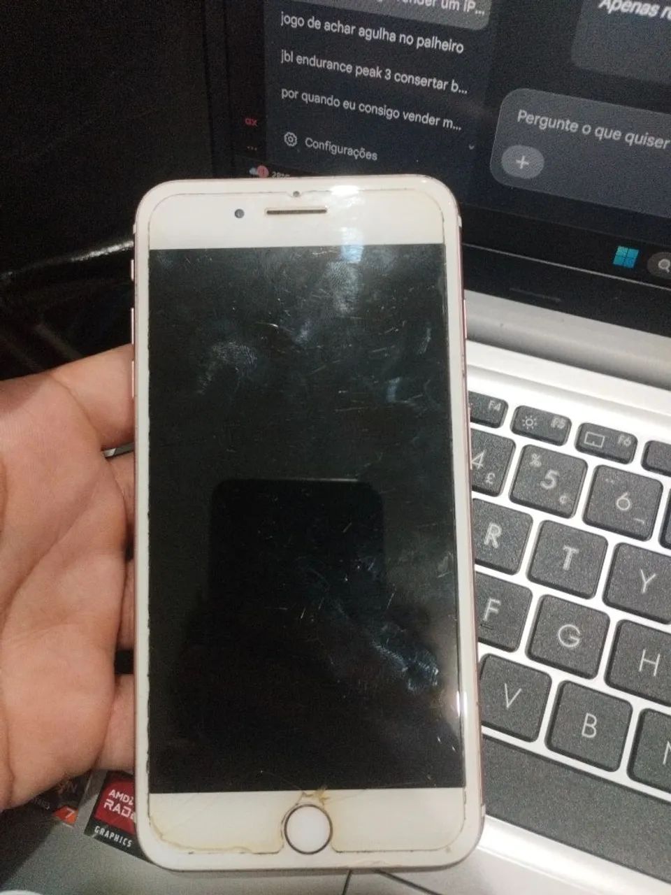 iPhone 7 plus para conserto ou retirada de peças