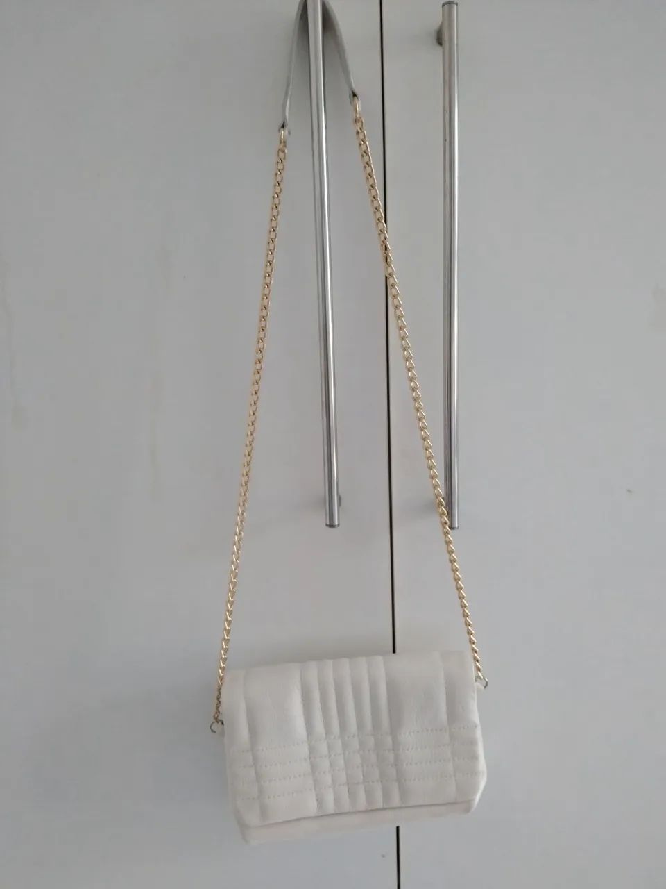Bolsa Constance Couro offwhite 