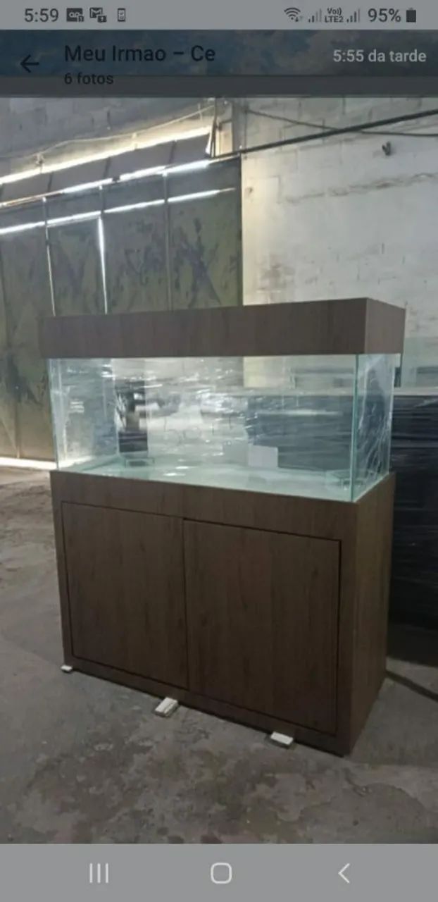 Aquário 200L completo 