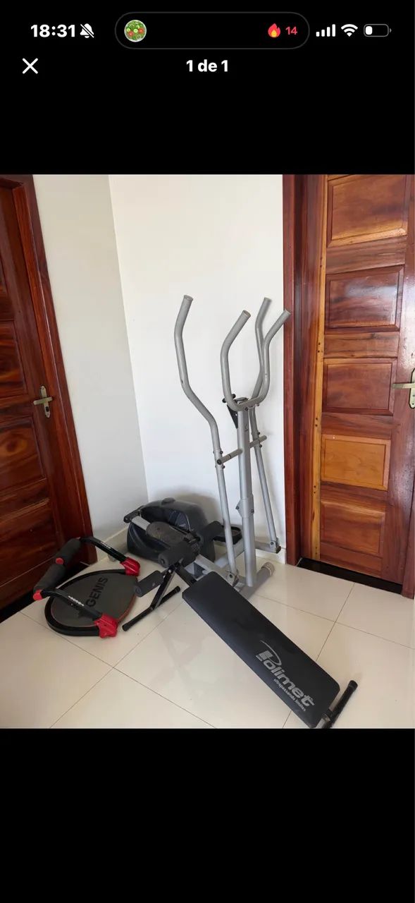 Vendo muito bom treinar em casa