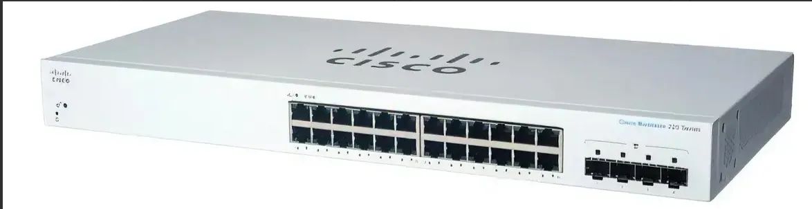 Switch Cisco Cbs220 24t 4g Na branco 24 portas /v