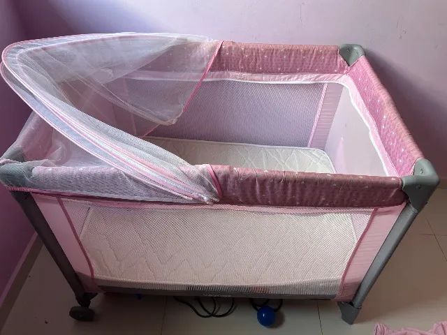 Berço portátil + colchão  - Foto 2