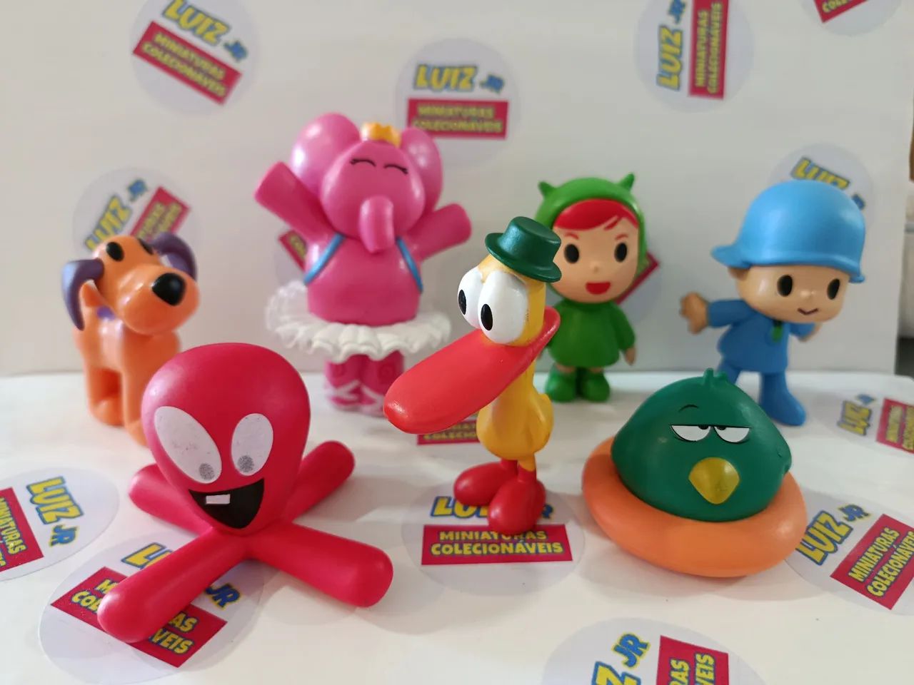 Pocoyo -  lote com 7 unidades