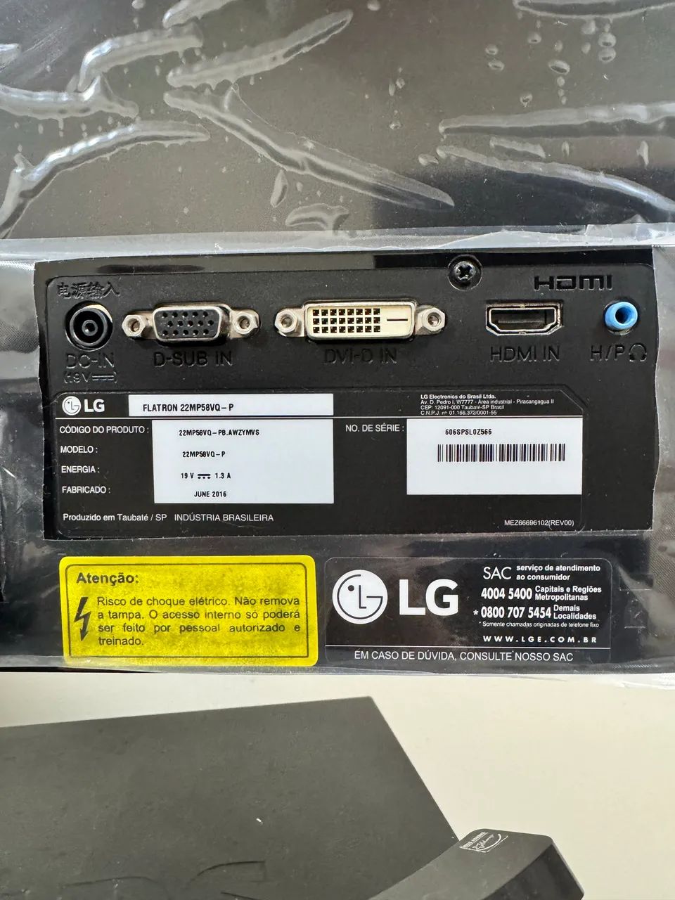 Monitor LG - 21,5 polegadas - Foto 3