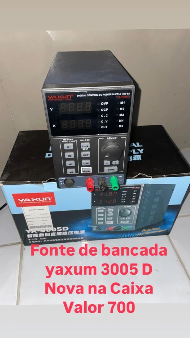 Fonte de bancada nova sem uso  - Foto 2