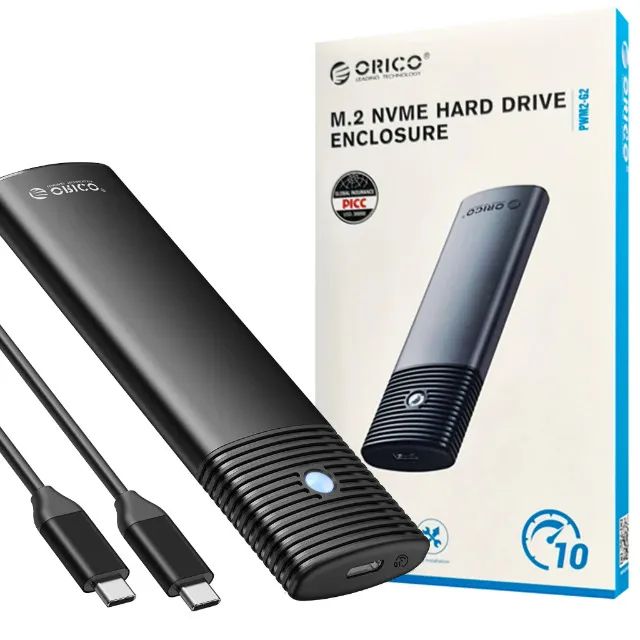 Ssd nvme - ssd externo case - ótimo para adicionar um ssd nvme