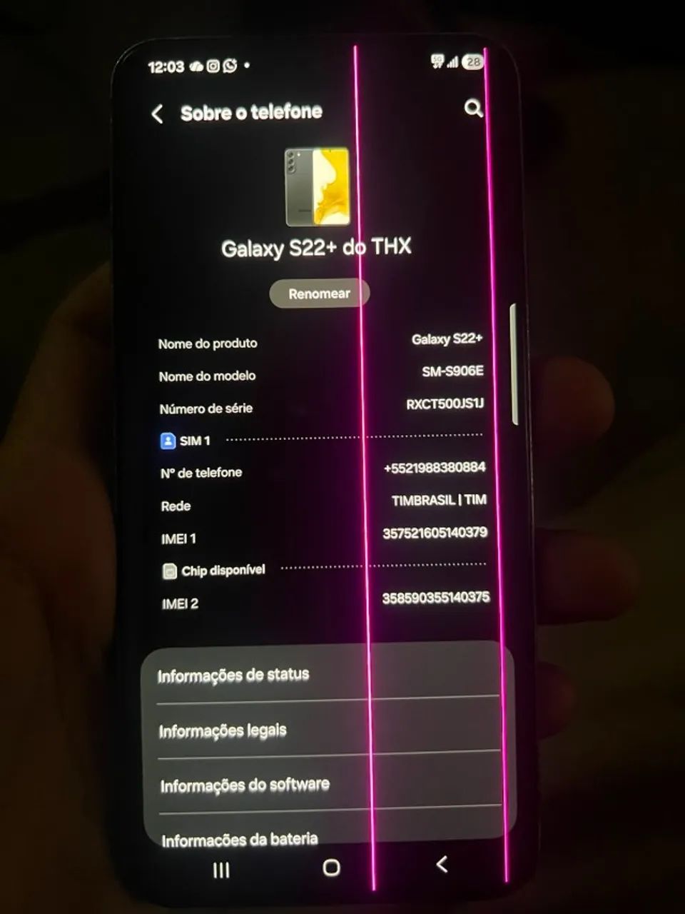S22 plus usado 128gb so vim na reta 