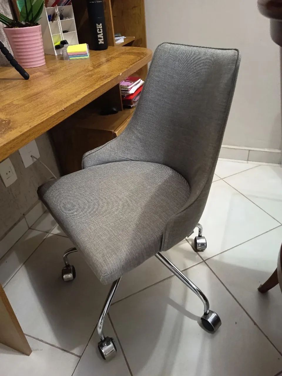 Tok & Stok Linen Accent Chair