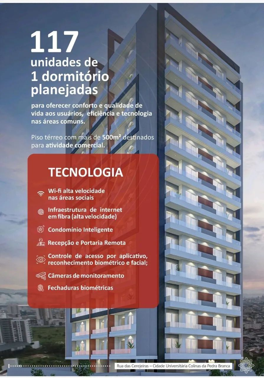 Apartamento 1 Quarto na Pedra Branca - Palhoça  - Foto 3