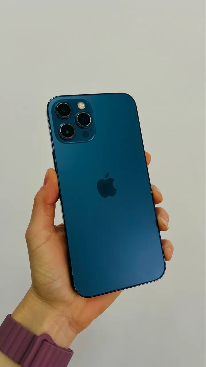 Iphone 12 pro max 128gb pacific blue - Foto 4